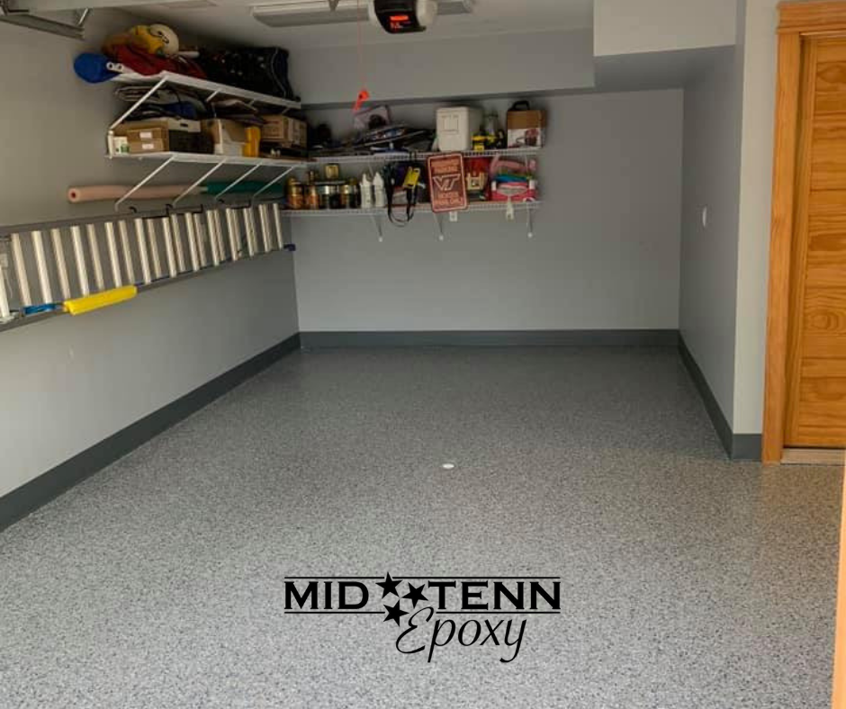 epoxy flooring with flakes murfreesboro